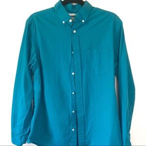 Old Navy Electric Blue Oxford Shirt in Medium